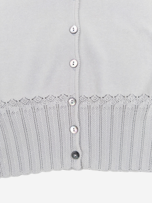 Dior by Galliano SS00 Lace Cardigan – button detail