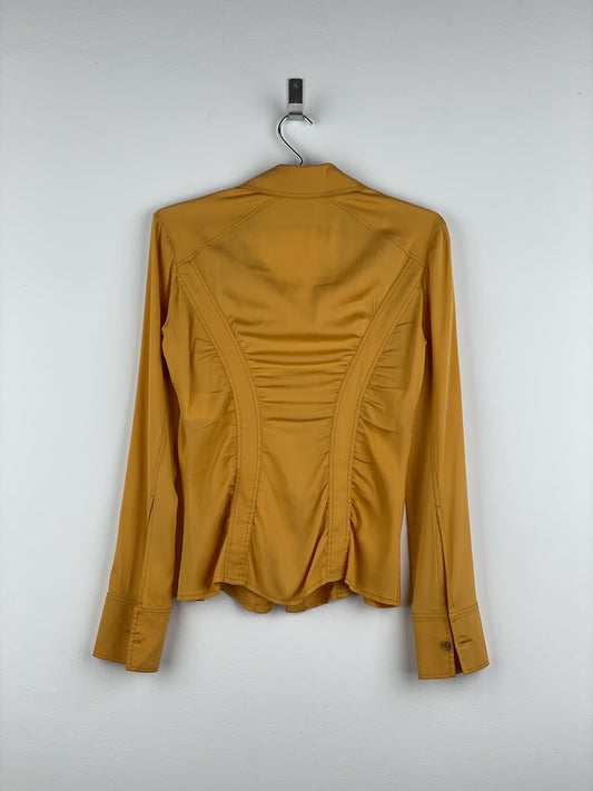 Gucci by Tom Ford 1990s Chest-Pocket Blouse