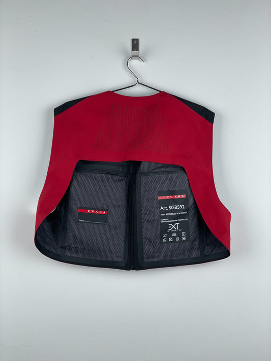 Prada Extreme-Tex Waterproof Cropped Cargo Shell Vest