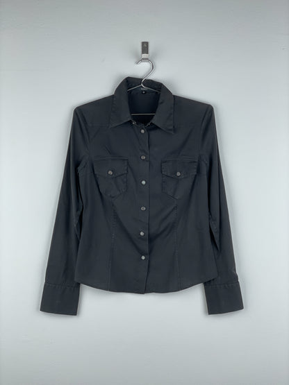 Gucci by Tom Ford SS04 Pearl-Button Cowboy Western Button-Up Shirt