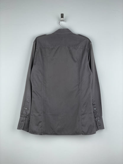 Gucci by Tom Ford 1990s Military-Pocket Button-Up Shirt