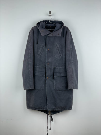 Raf Simons AW03 'Closer' Peter Saville Collage Backprint Parka