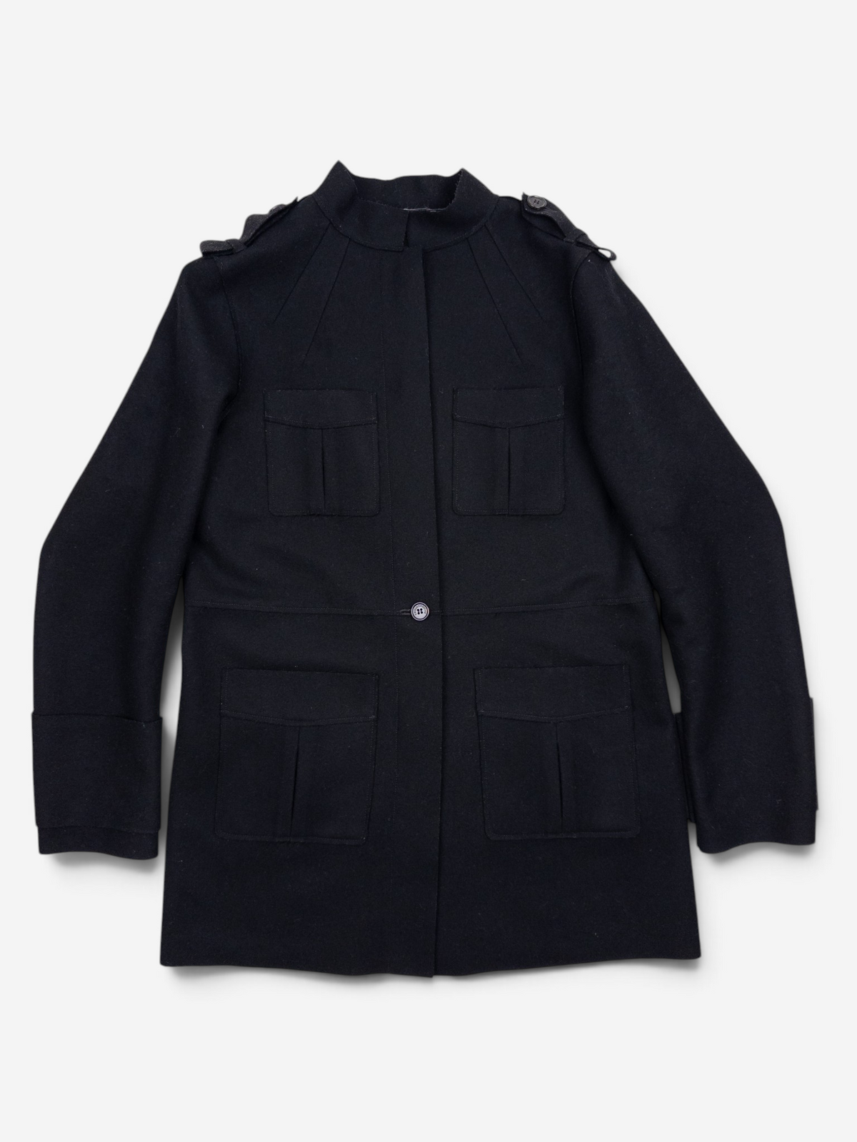 Kris van Assche 2010s Military Overshirt – front view