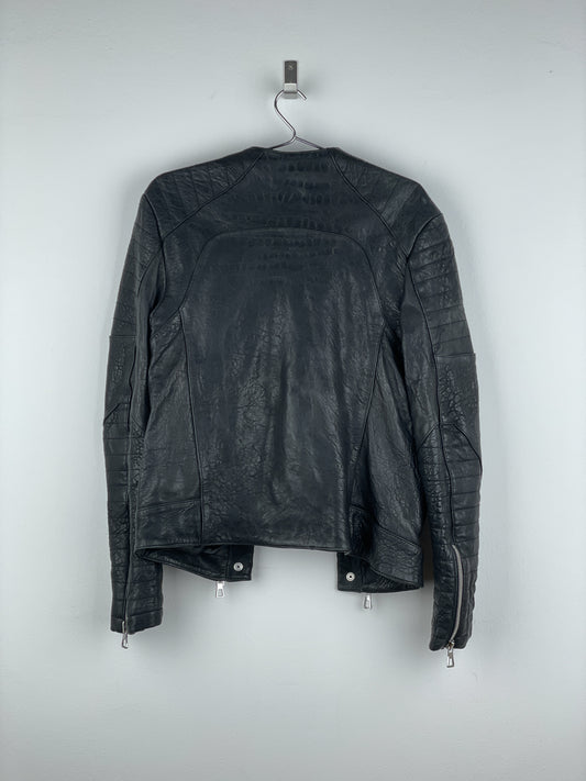 Balmain x H&M AW15 Double-Zipper Biker Leather Jacket