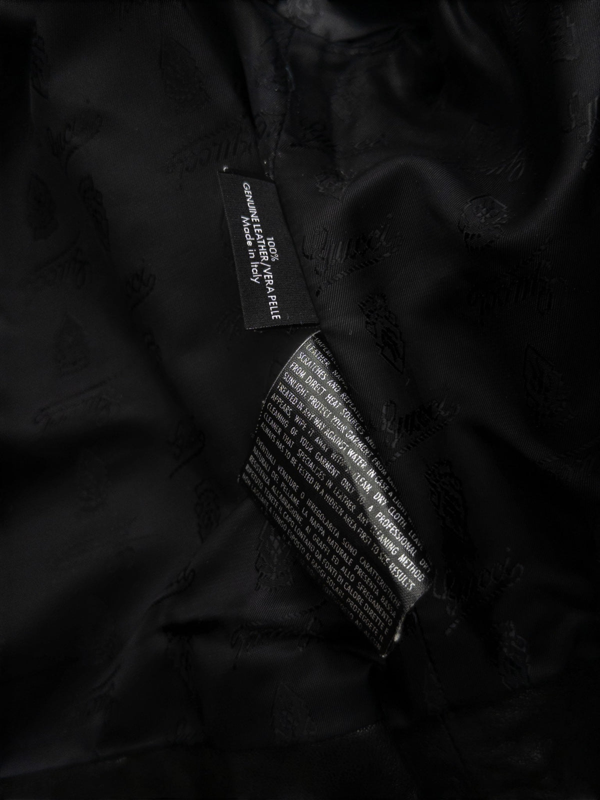 Gucci by Frida Giannini SS08 Short Sleeve Napoleon Leather Jacket – lining detail