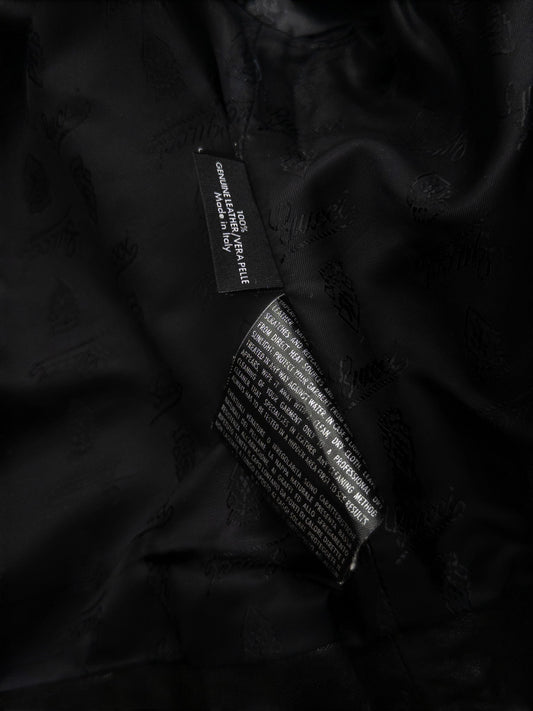 Gucci by Frida Giannini SS08 Short Sleeve Napoleon Leather Jacket – lining detail