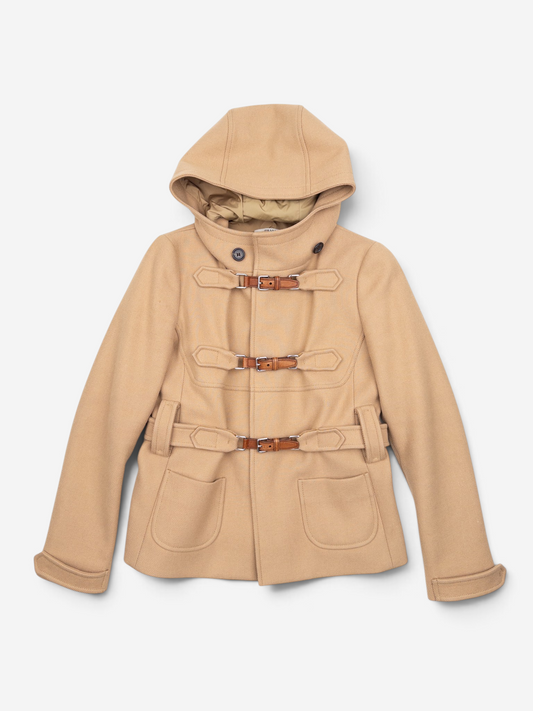 Prada 2000s Short Duffle Coat Jacket – front view