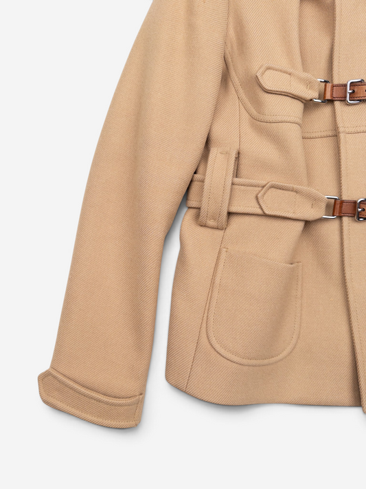 Prada 2000s Short Duffle Coat Jacket – sleeve detail