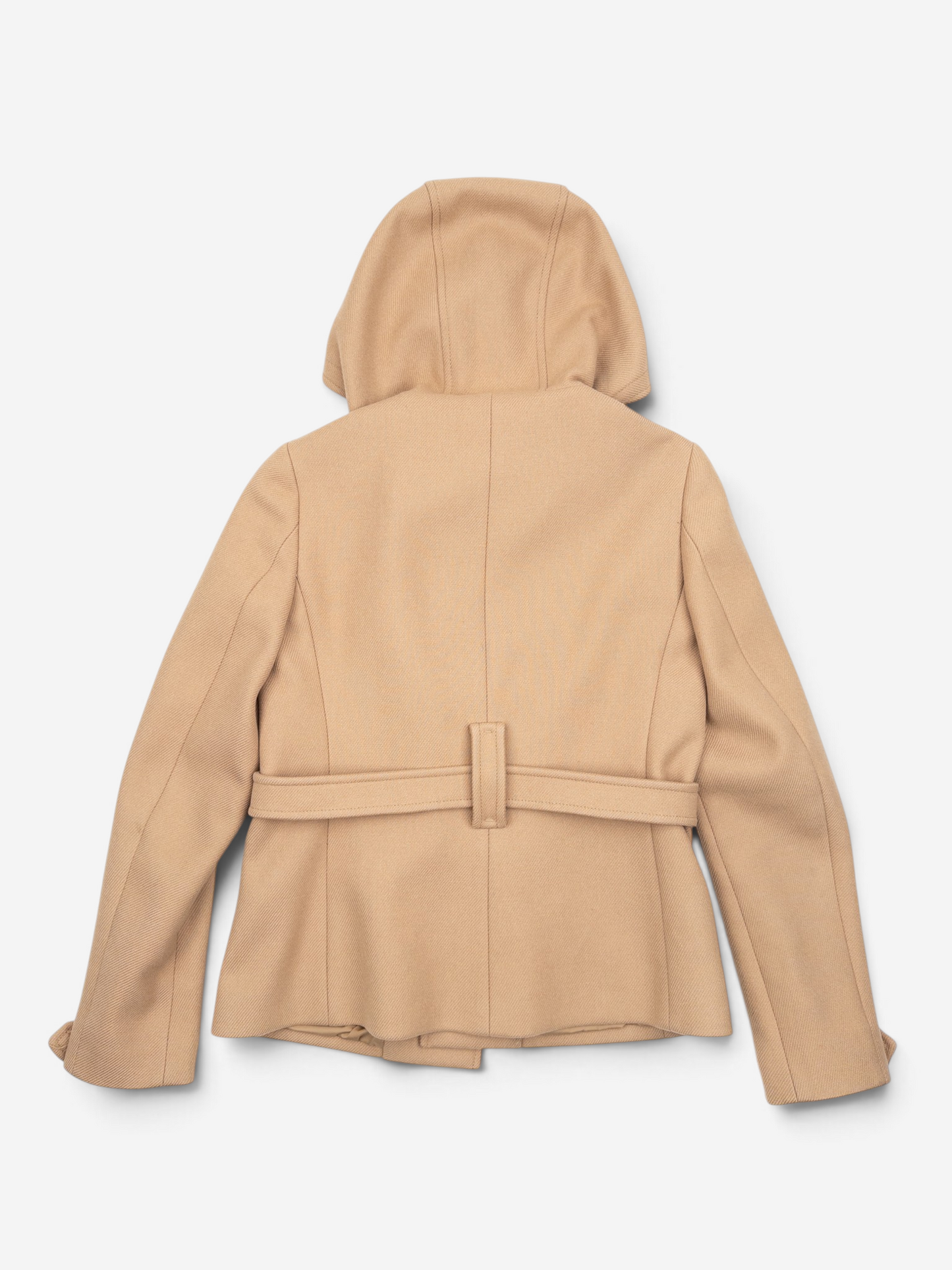 Prada 2000s Short Duffle Coat Jacket – back view
