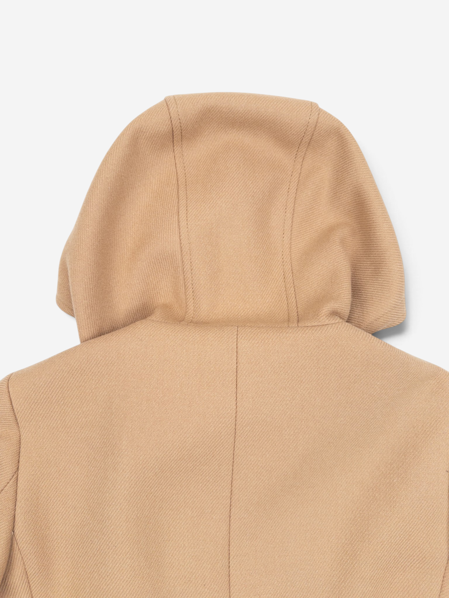 Prada 2000s Short Duffle Coat Jacket – hood detail