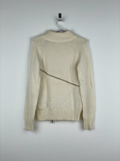 Dolce & Gabbana AW03 Spiral-Zip Knit Sweater