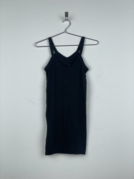 Rick Owens Lilies SS07 'Wishbone' Distressed Scoop-Neck Minidress