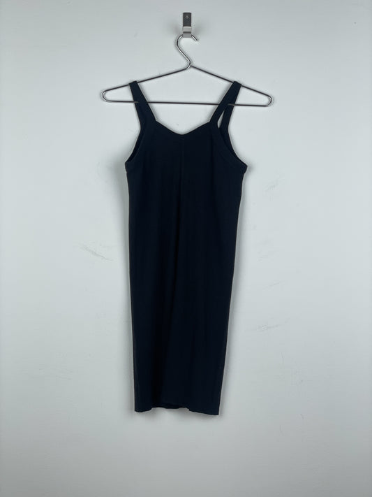 Rick Owens Lilies SS07 'Wishbone' Distressed Scoop-Neck Minidress