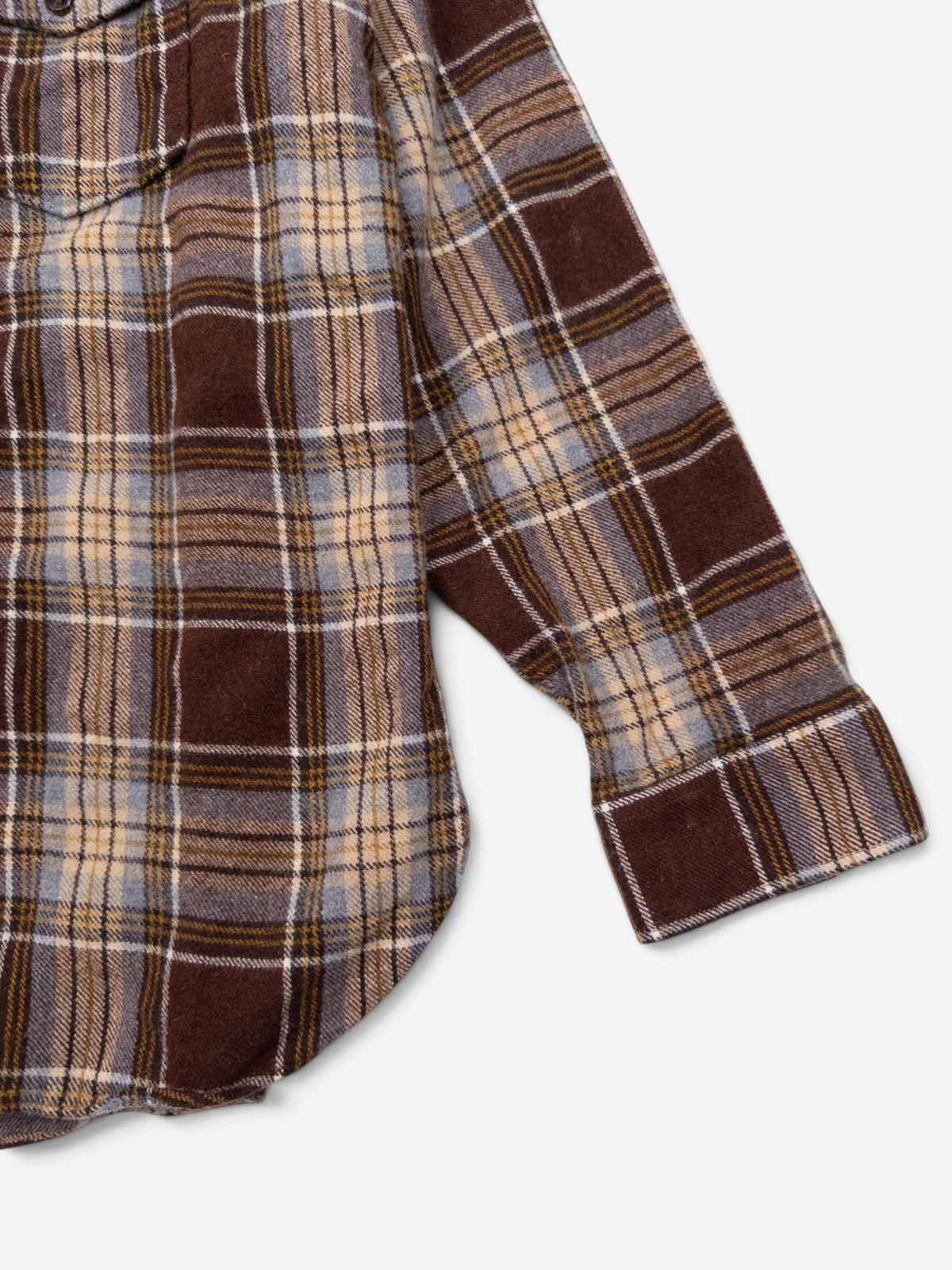 Gucci by Alessandro Michelle Plaid Flannel Button-Up Shirt – cuff detail