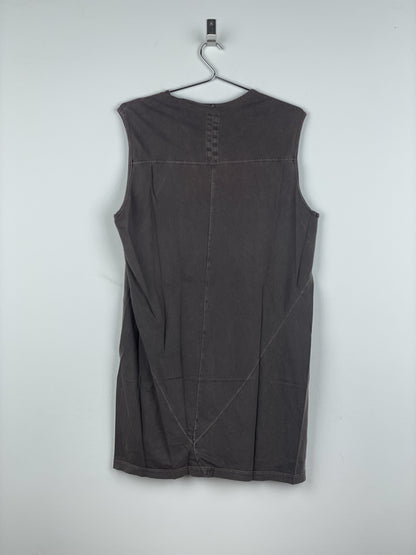 Rick Owens DRKSDHW SS13 'Island' Geometric Panel Tank Top