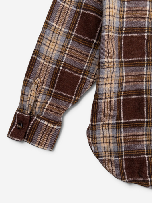 Gucci by Alessandro Michelle Plaid Flannel Button-Up Shirt – sleeve detail