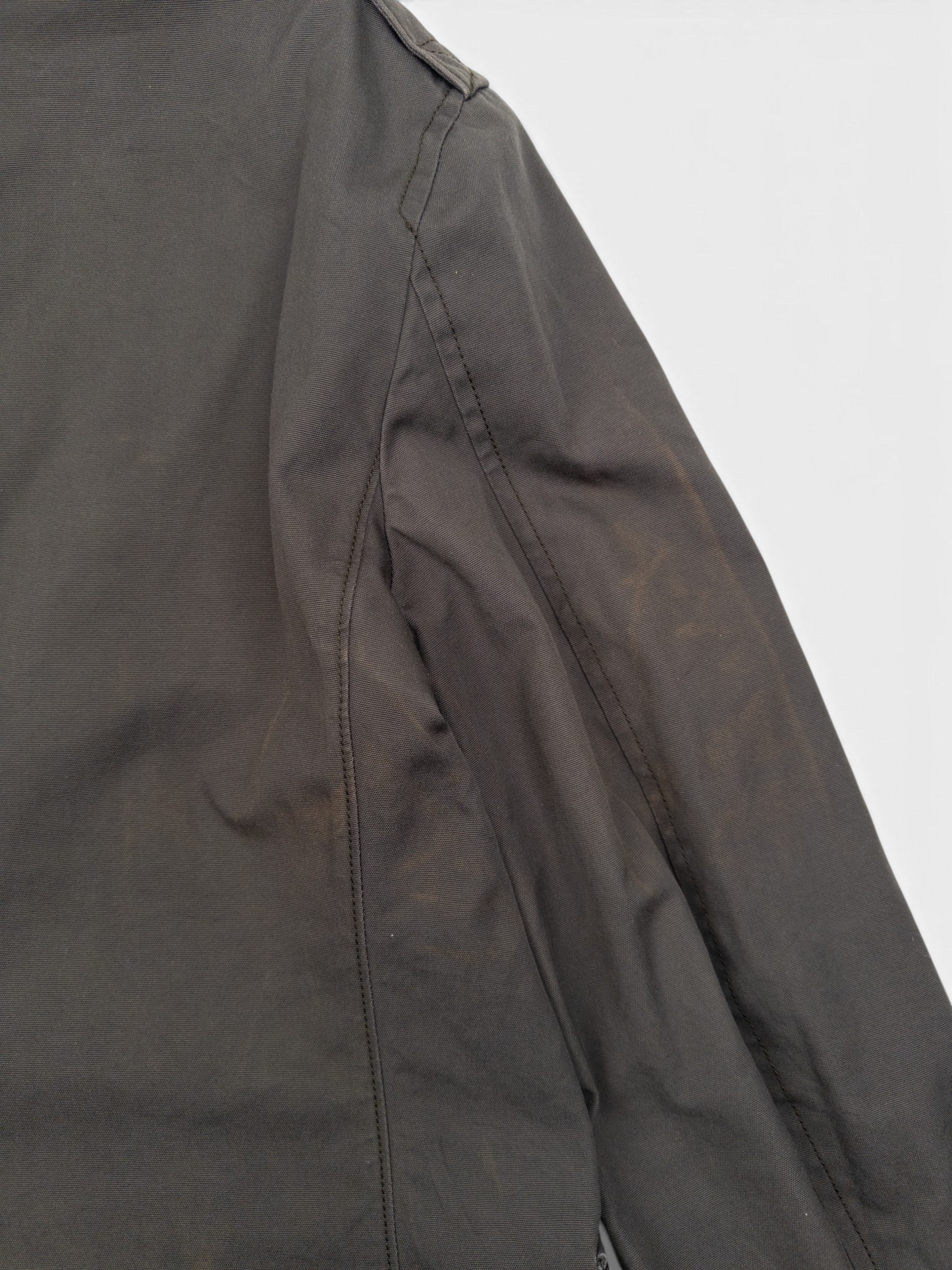 Gucci by Tom Ford 2000s Multi-Pocket Military Field Jacket – collar detail
