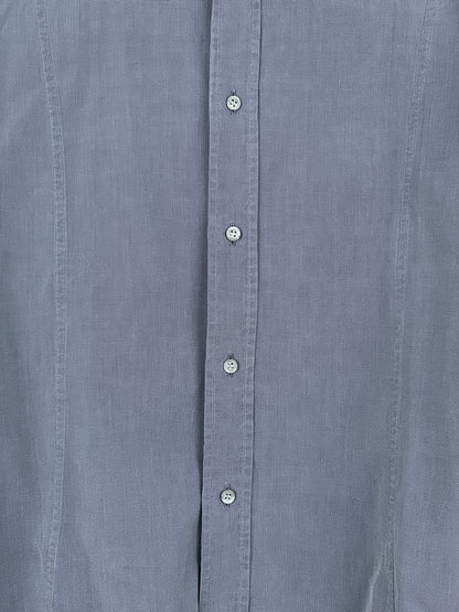 Gucci by Tom Ford 1990s Panelled Button-Up Shirt (grey)
