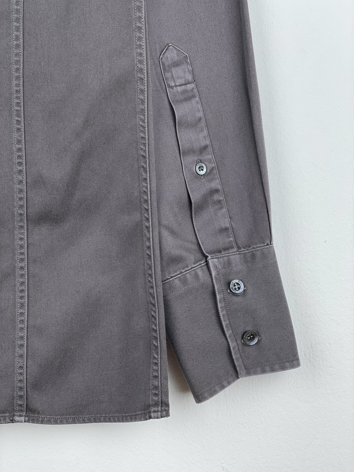 Gucci by Tom Ford 1990s Military-Pocket Button-Up Shirt