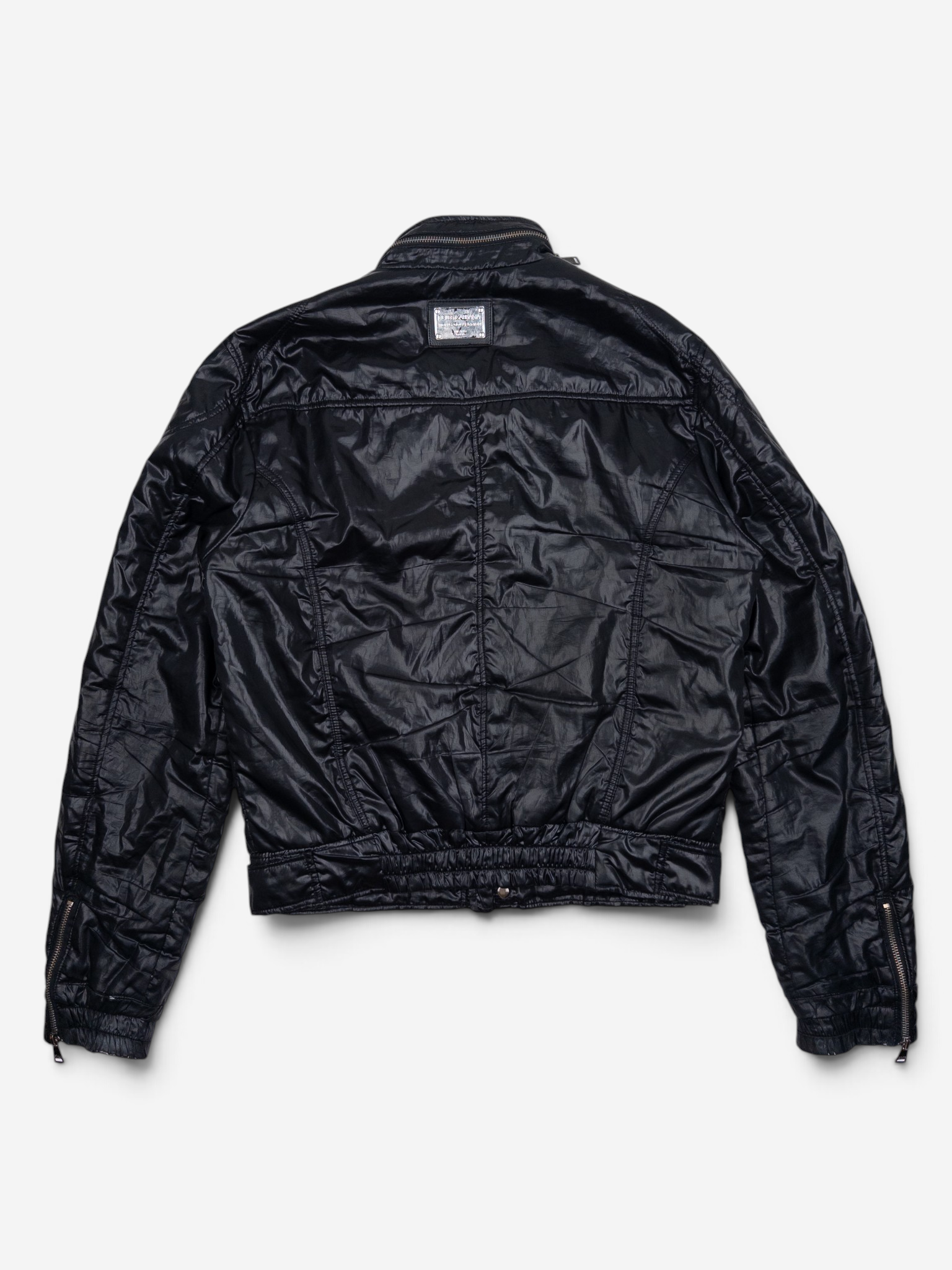 Dolce & Gabbana 2000s Biker Puffer Jacket – back view