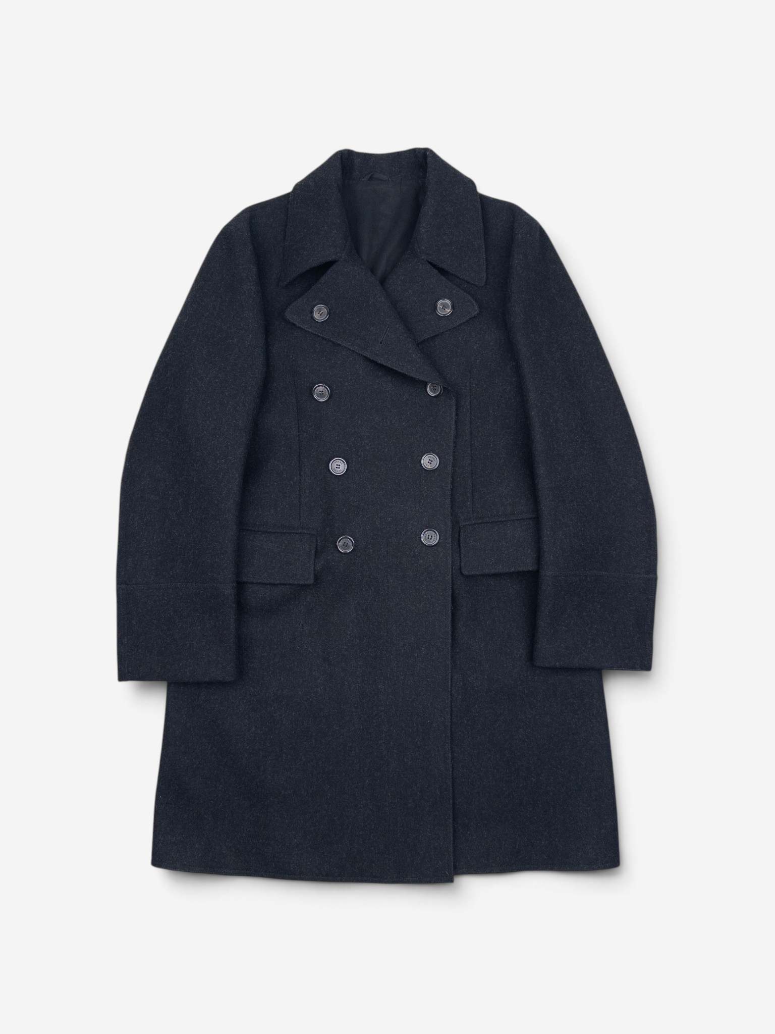 Prada 2000s Double Breasted Coat – front view