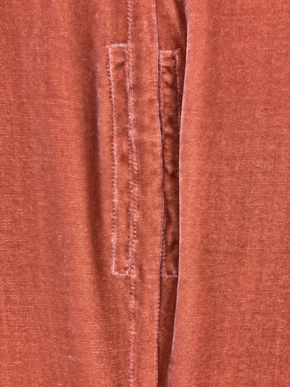 Rick Owens AW19 'Larry' Velvet Kimono Tie Blazer Jacket