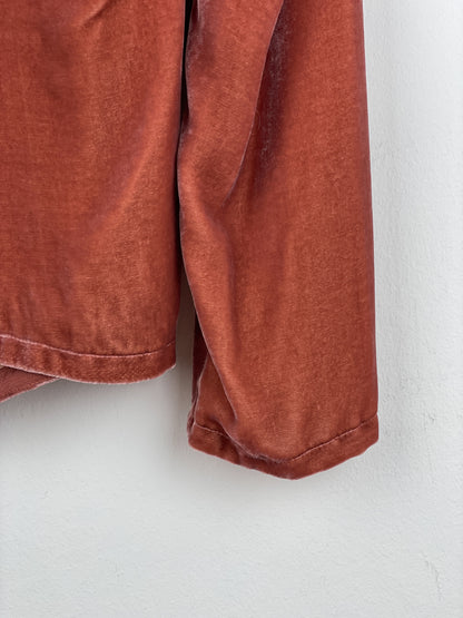 Rick Owens AW19 'Larry' Velvet Kimono Tie Blazer Jacket