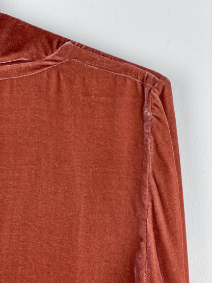 Rick Owens AW19 'Larry' Velvet Kimono Tie Blazer Jacket