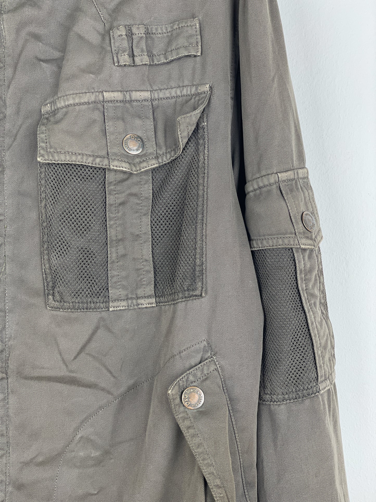 Dolce & Gabbana AW03 Multi-Pocket Cargo Bomber Jacket