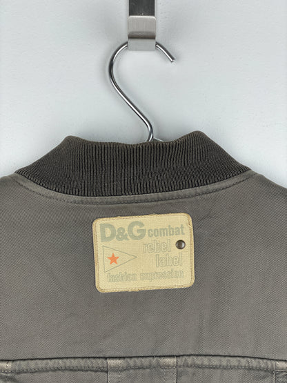 Dolce & Gabbana AW03 Multi-Pocket Cargo Bomber Jacket