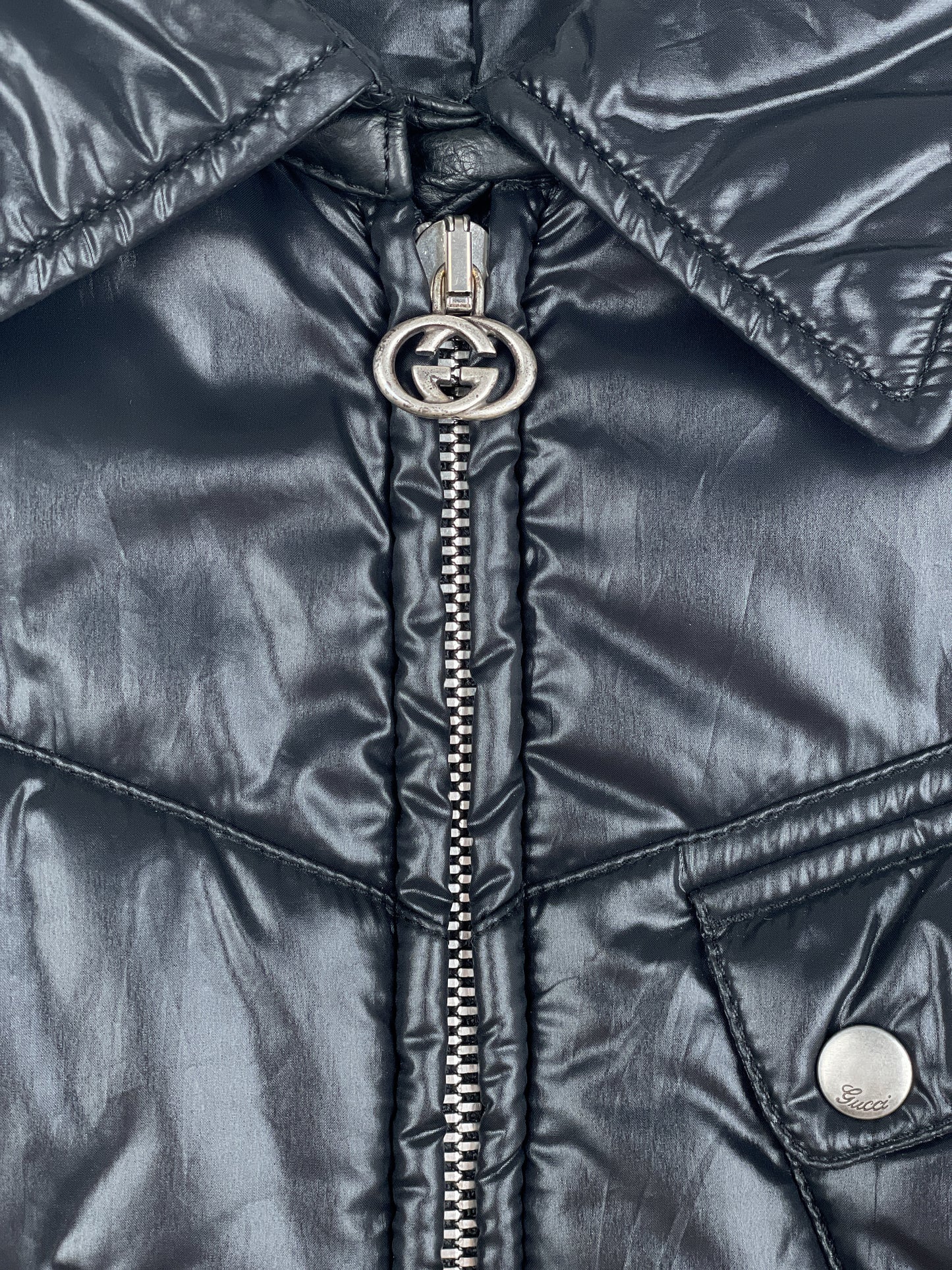 Gucci by Tom Ford AW97 Quilted Biker Puffer Jacket