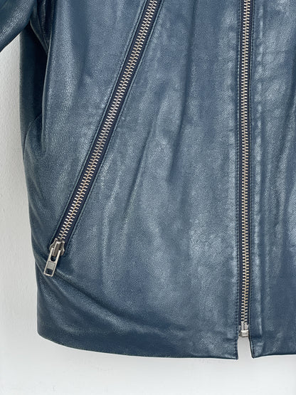 Maison Margiela AW06 5-Zip Leather Biker Jacket