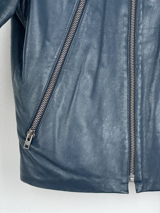 Maison Margiela AW06 5-Zip Leather Biker Jacket – photo 8