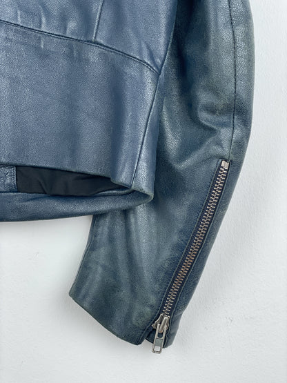 Maison Margiela AW06 5-Zip Leather Biker Jacket