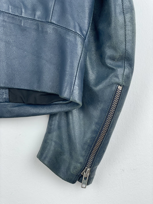 Maison Margiela AW06 5-Zip Leather Biker Jacket – photo 13