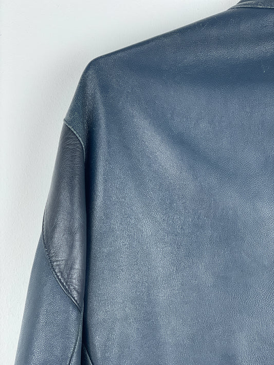 Maison Margiela AW06 5-Zip Leather Biker Jacket – photo 10