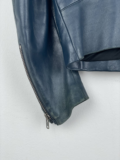 Maison Margiela AW06 5-Zip Leather Biker Jacket