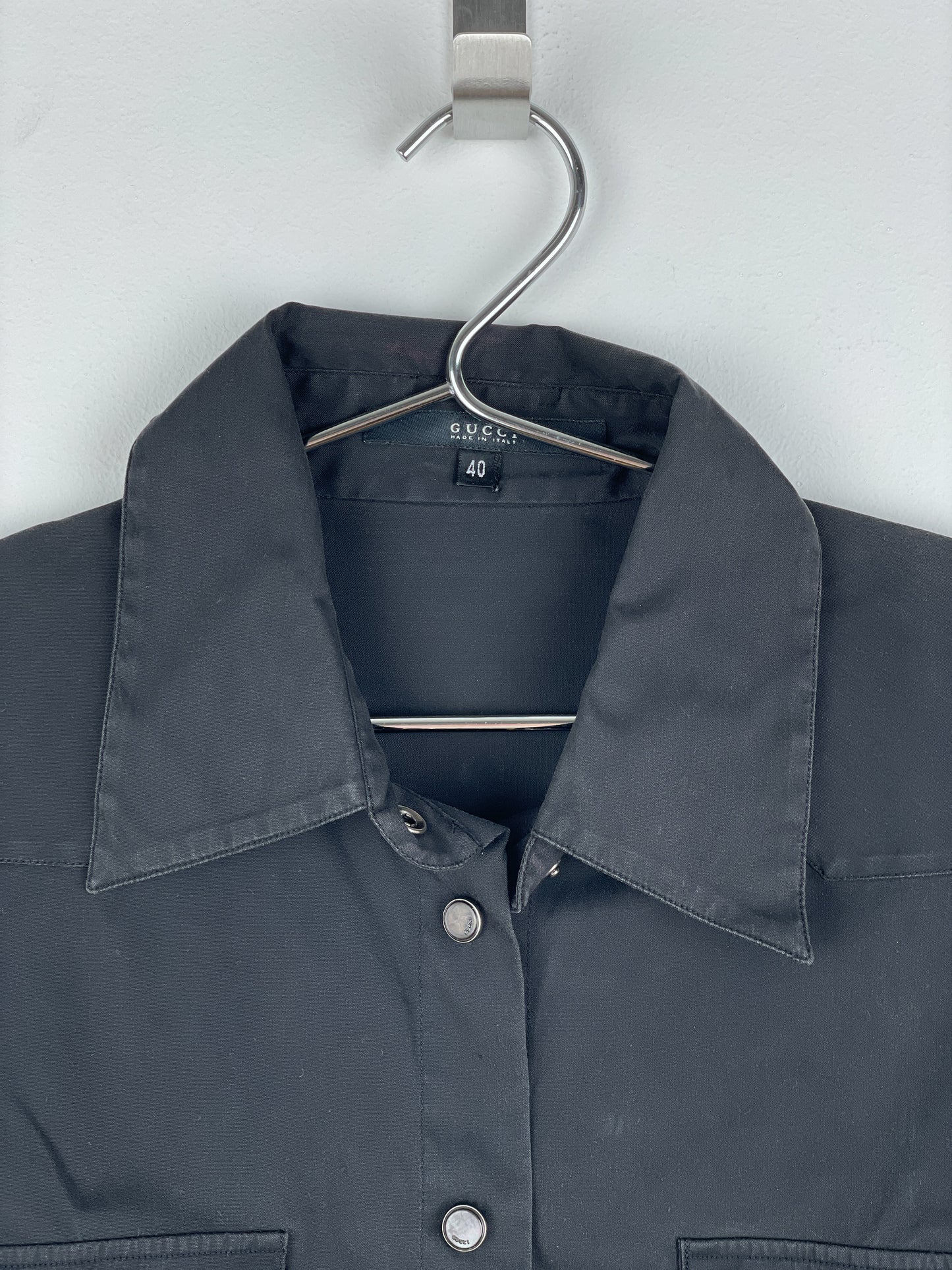 Gucci by Tom Ford SS04 Pearl-Button Cowboy Western Button-Up Shirt