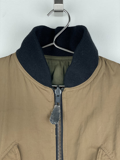 Jean Paul Gaultier 1990s Reversible Cropped MA-1 Bomber Jacket