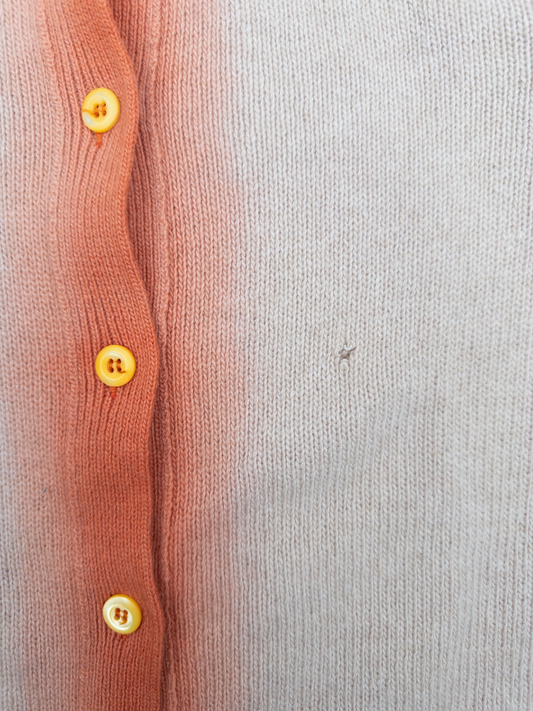 Prada AW11 Ombre Trim Knit Cardigan – button detail