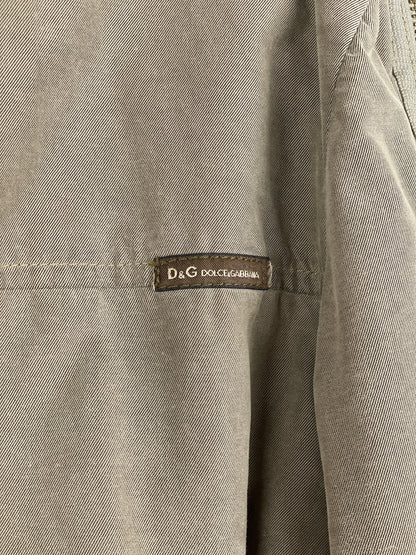 Dolce & Gabbana AW03 Hooded Zip-Sleeve Backzip Bomber Jacket