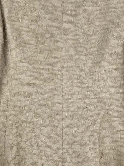 Helmut Lang 1990s Shaggy Fringe Chesterfield Coat