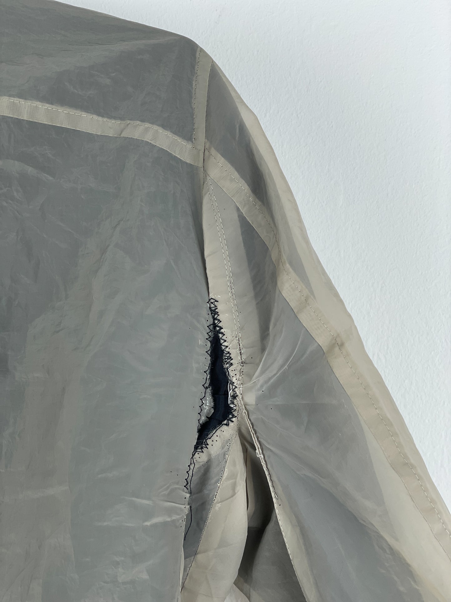 Rick Owens SS14 'Vicious' Translucent Mollino Aircut Biker Jacket