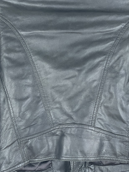 Jean Paul Gaultier 1990s Cropped Leather Biker Jacket