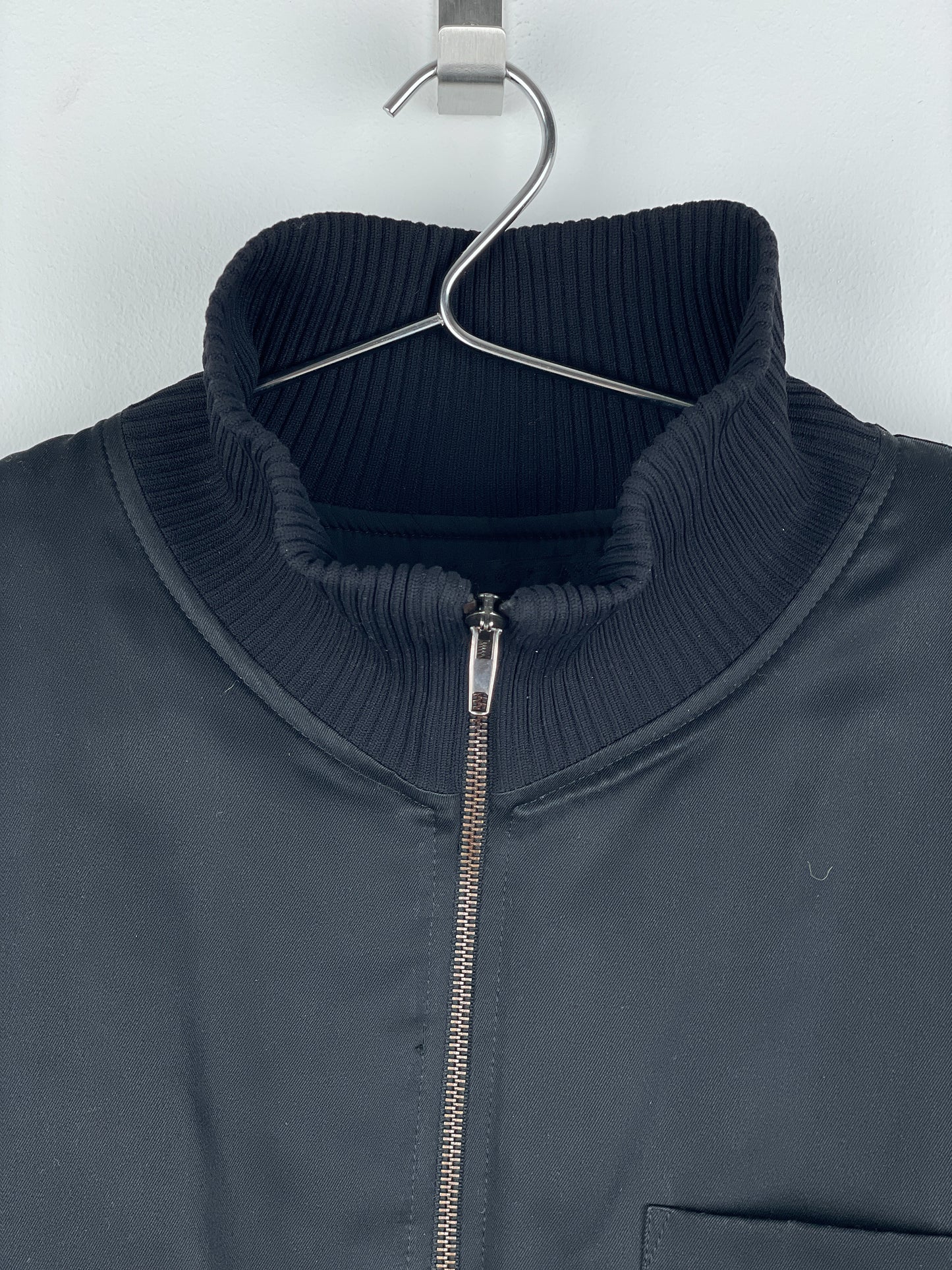 Helmut Lang AW00 Ballistic Nylon High Neck Bomber Jacket