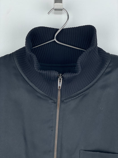 Helmut Lang AW00 Ballistic Nylon High Neck Bomber Jacket