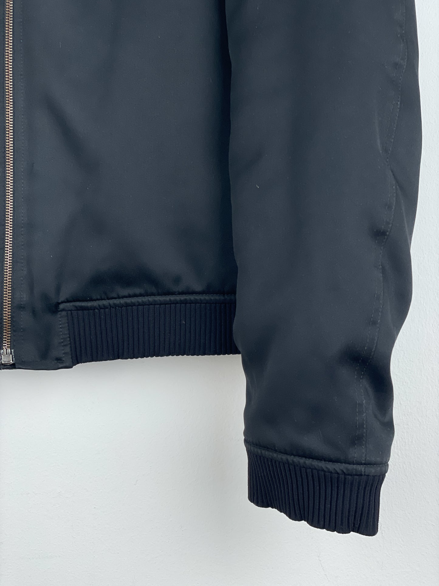 Helmut Lang AW00 Ballistic Nylon High Neck Bomber Jacket