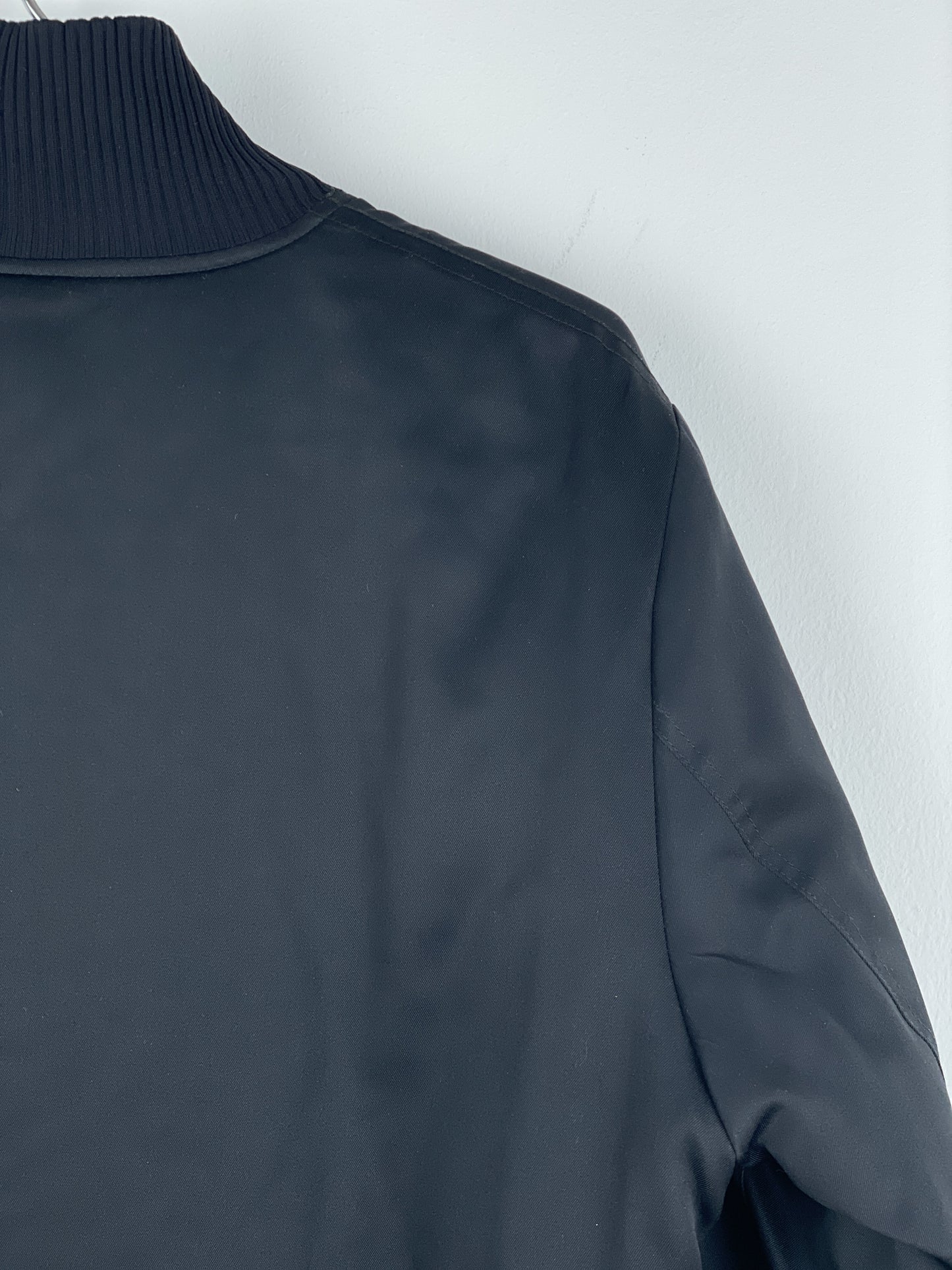 Helmut Lang AW00 Ballistic Nylon High Neck Bomber Jacket