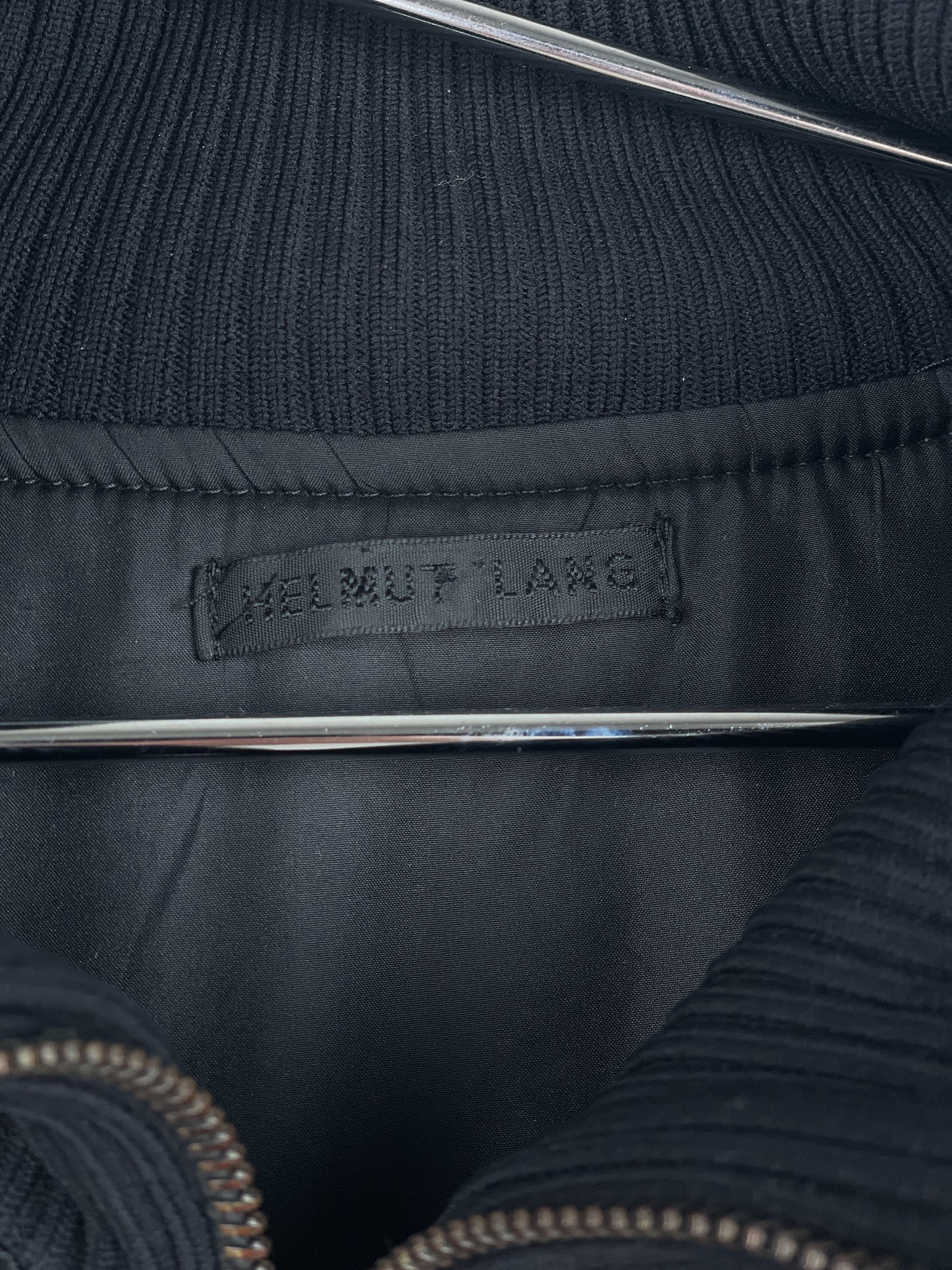 Helmut Lang AW00 Ballistic Nylon High Neck Bomber Jacket