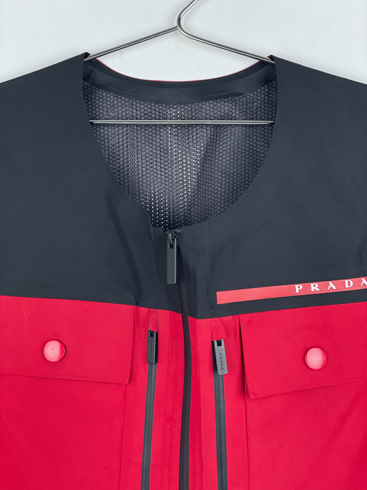 Prada Extreme-Tex Waterproof Cropped Cargo Shell Vest – photo 3